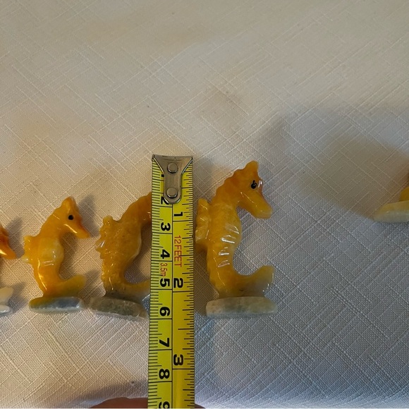 Vintage. Carved Onyx Seahorse family! Perfect to display. - Picture 6 of 6
